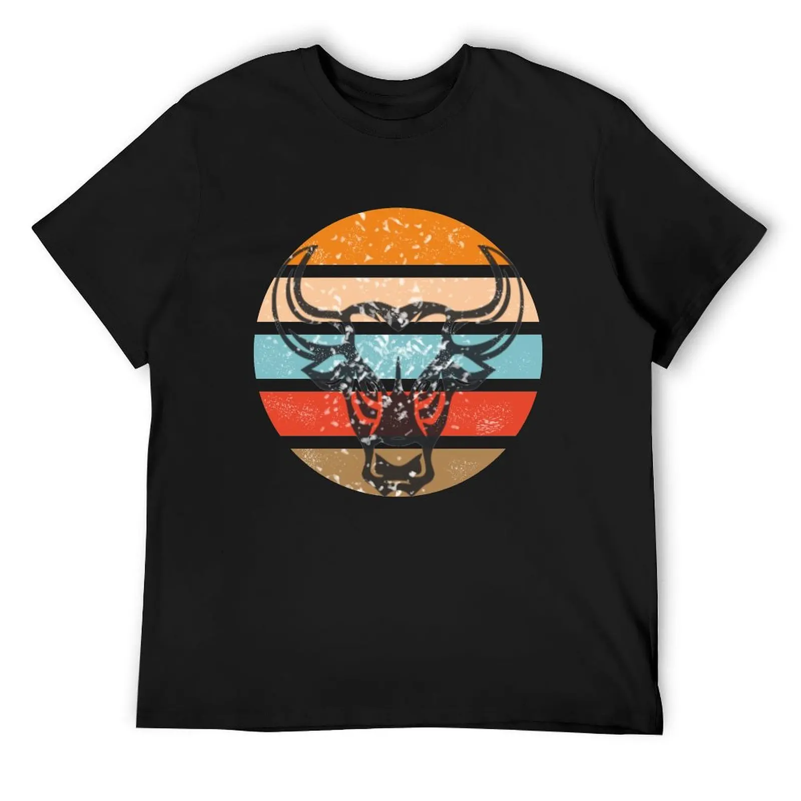 

Brahma Bull vintage The Rock Project Black T-Shirt graphic tee shirt heavyweights anime shirt Short sleeve tee men