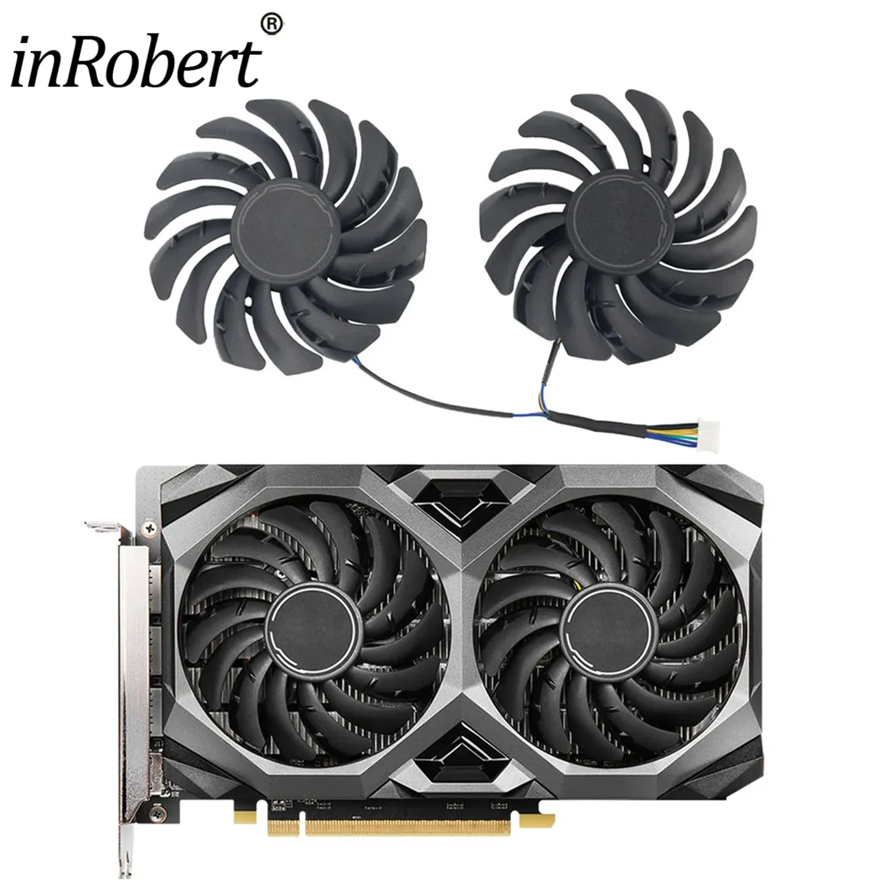 2Pcs/Set 85mm PLD09210S12HH 4Pin RX5500 Cooler Fan For MSI Radeon RX5500 XT MECH OC Graphics Video Card Cooling Fans видеокарта