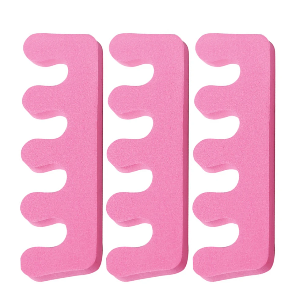 

20Pcs Toe Separators Pedicure Nail Art Finger Divider Soft Eva Foam Spacers for Natural False Nails Shaping Tools