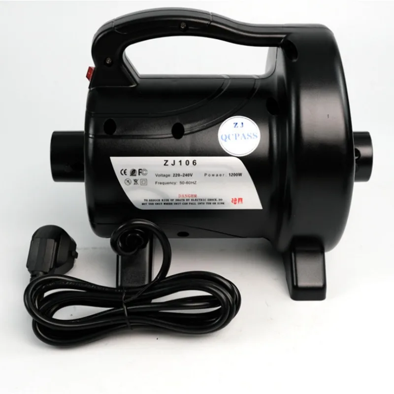 1200W Electric Inflator Pump Amusement Air Model Pump High Pressure Closed Air Inflator and Pump Dual Use