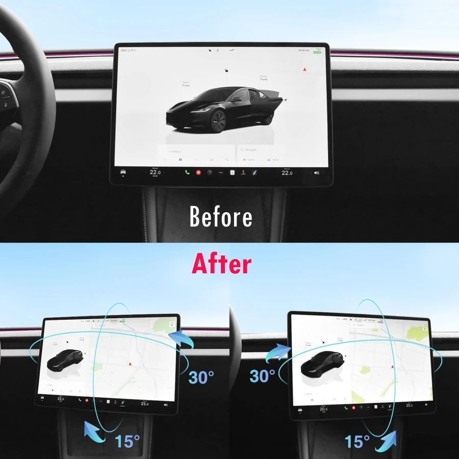 4方向スクリーンスイベルマウント テスラModel Y Juniper 2025用