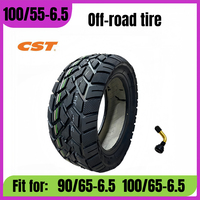 100/55-6.5 Tyre CST Tubeless Tire for Kukirin G4 Wolf King GT PRO Dualtron New Thunder Electric Scooter 90/65-6.5 Upgrade Parts
