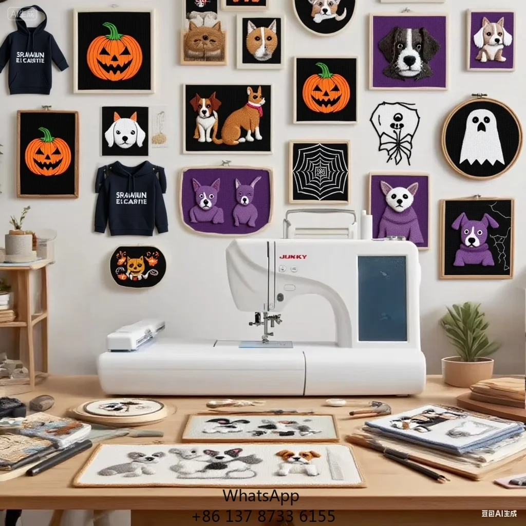 

JUKKY ES5 Вышивальная машина Бытовая компьютеризированная швейная машина для домашнего использования Промышленная вышивальная машина для продажи