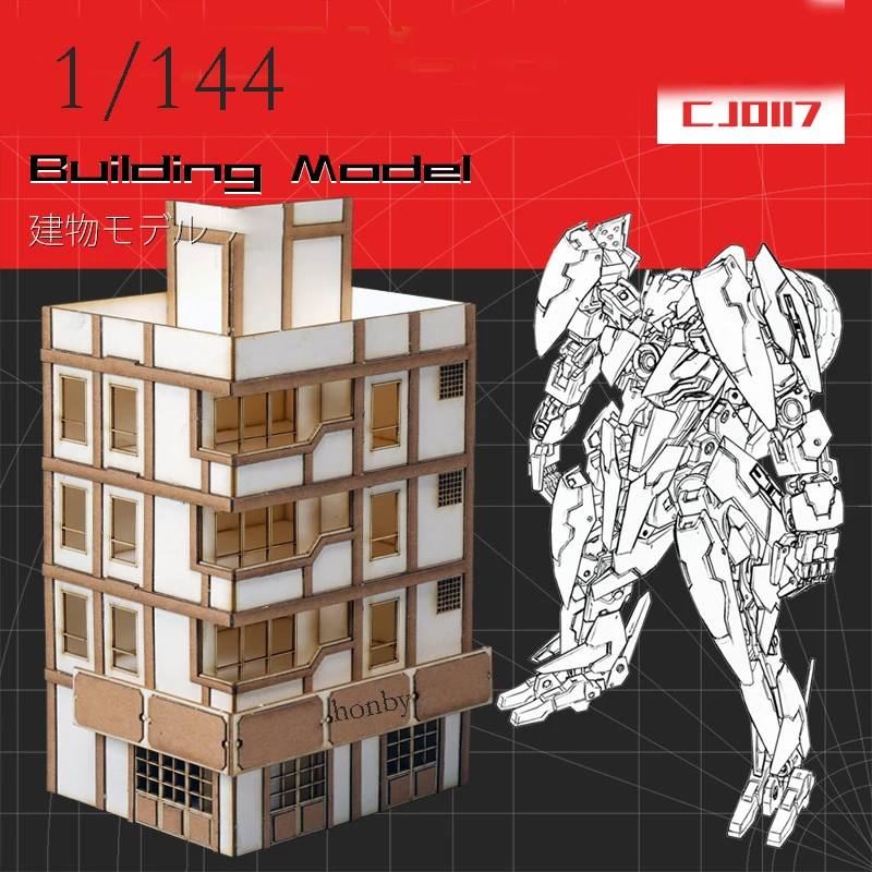 

1/144 Мех, городское здание, вид на улицу, сборная модель, песочный стол, сцена, платформа, дисплей, база, изготовление хобби, сделай сам, моделирование