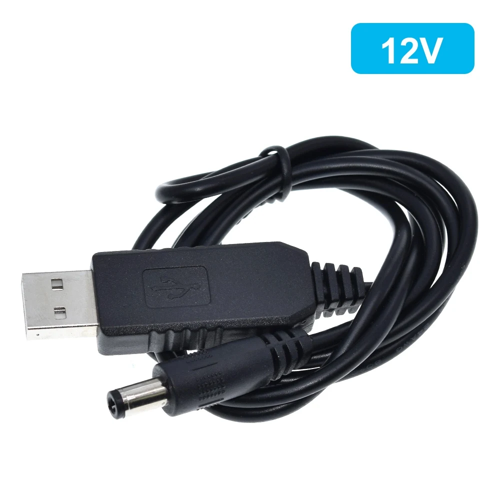 Kabel Router adaptor, USB Power Boost Line DC 5V ke DC 9V / 12V modul Step UP USB Plug 2.1x5.5mm