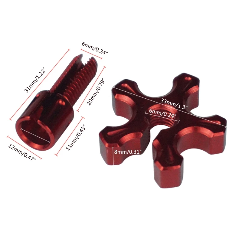 Motorcycle CNC Aluminum Slotted Screws M8 x 1.25 Clutch Cable Wire Adjuster for AR125LC EN500 ER6-F ER6-N GPX250 GPX600 D7YA