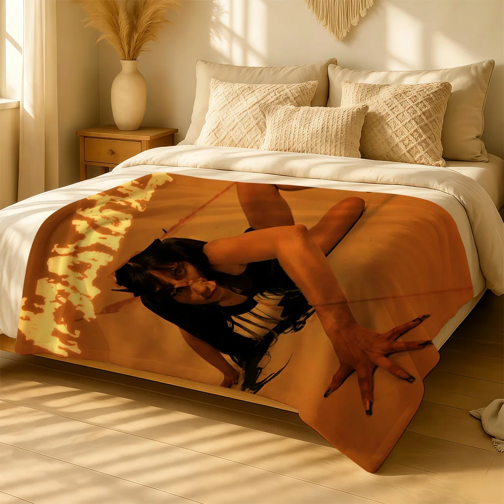 Singer L-Lady GagaS Mayhem Blanket For Soft Warm Knee For Bedroom Living Room Bed Sofa Camping Picnic Office Gift
