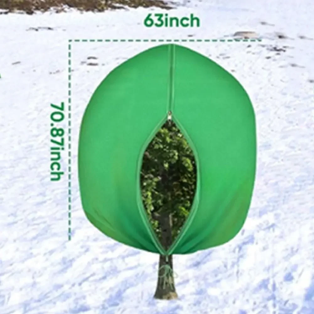 

Winter Plant Covers With Easy Zipper Access And Drawstring For Secure Frost Protection On For Trees And Shrubs