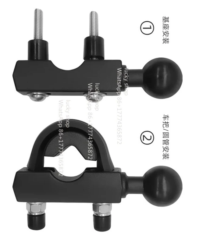 Accessories Tubular Fixing Fittings U-Bolt Handlebar Pump Seat Installation Long Ball Head