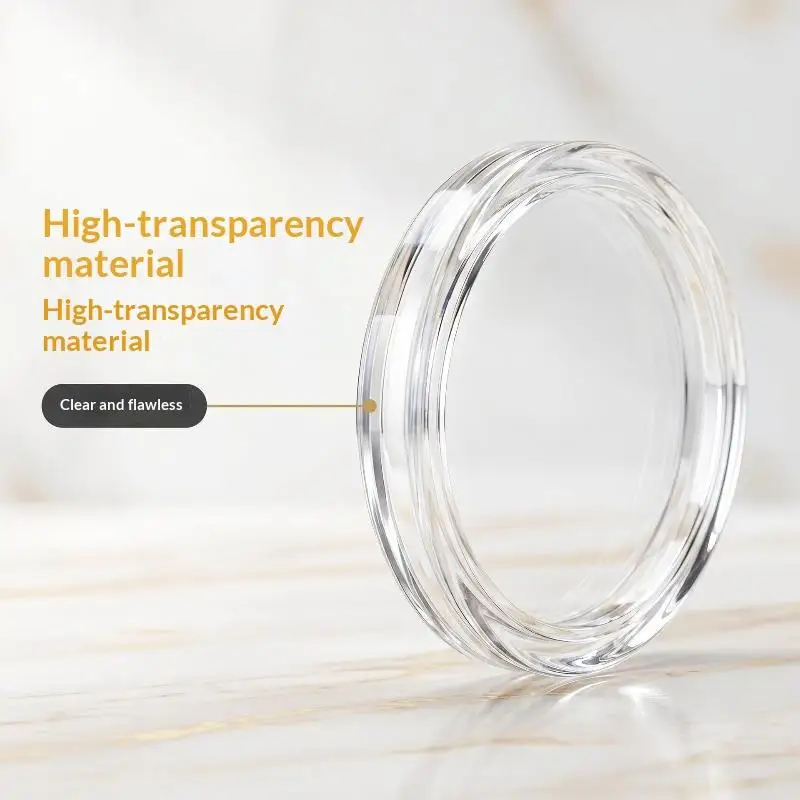 100 Stück Klare Münzkapsel-Halter 27/30mm Transparente Aufbewahrungsbox für Sammlermünzen – Detail 7