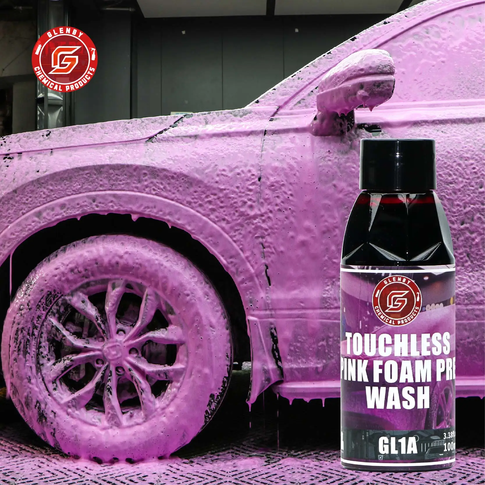 GL1A Glenby Auto Cleaning Foam Auto Cleaner For Station Car Detailing Chemical Cleaner Wash Shampoo