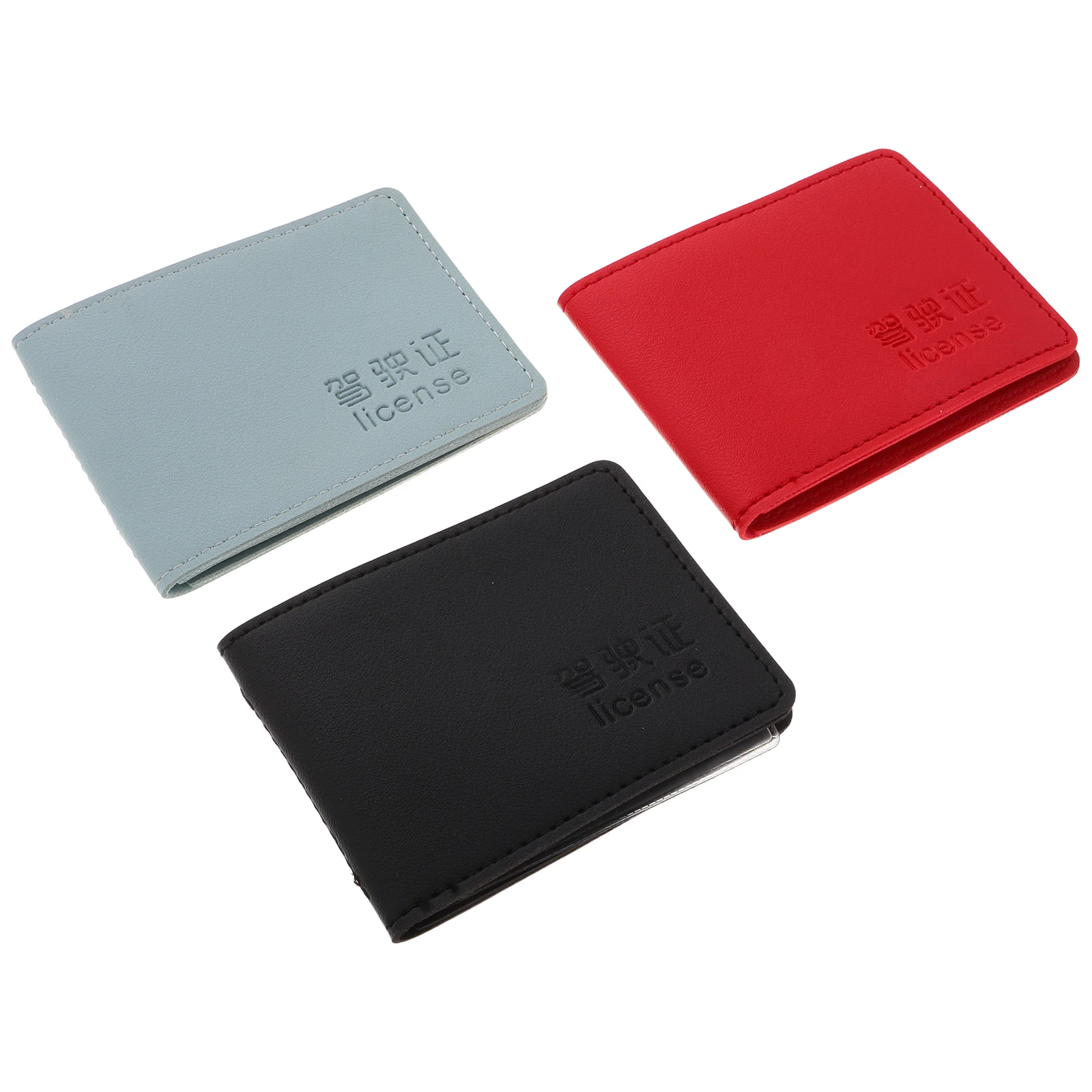 

3 шт. держатель для документов для автомобиля из искусственной кожи органайзер для регистрации и страховых карт простой дизайн авто дорожные аксессуары