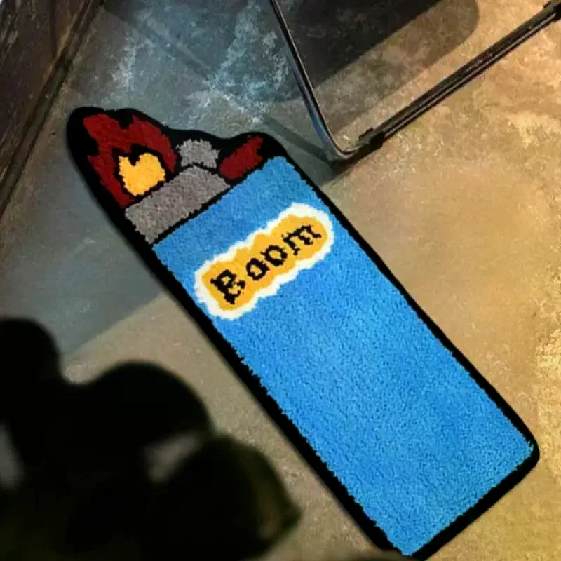 1 Pc Creative Lighter Shape Lo - огляд і ціна Jet Home Bathroom Mats