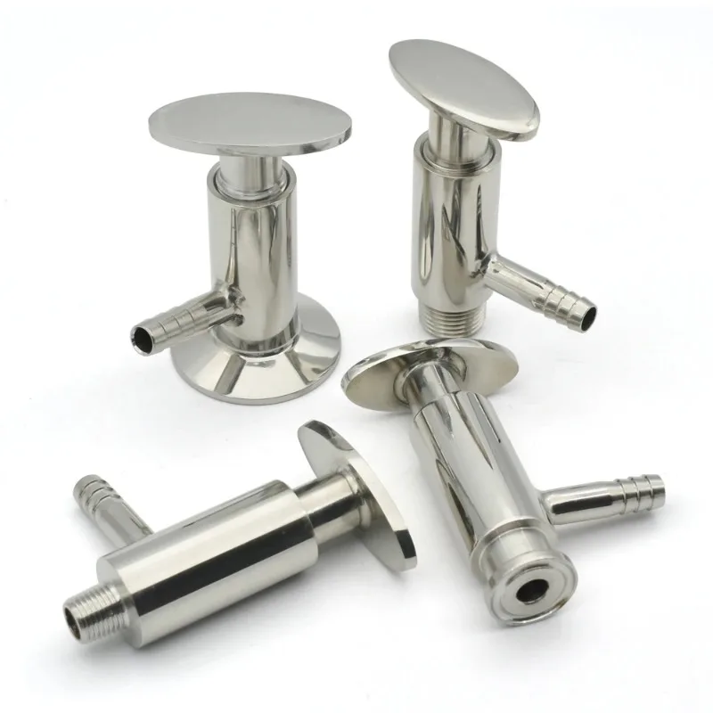

SS304 Stainless Steel1/4 "1/2" BSP Thread 25.4mm 50.5mm, 10mm Hose Hook Clamp Sanitary Sampling Valve Manual Handle