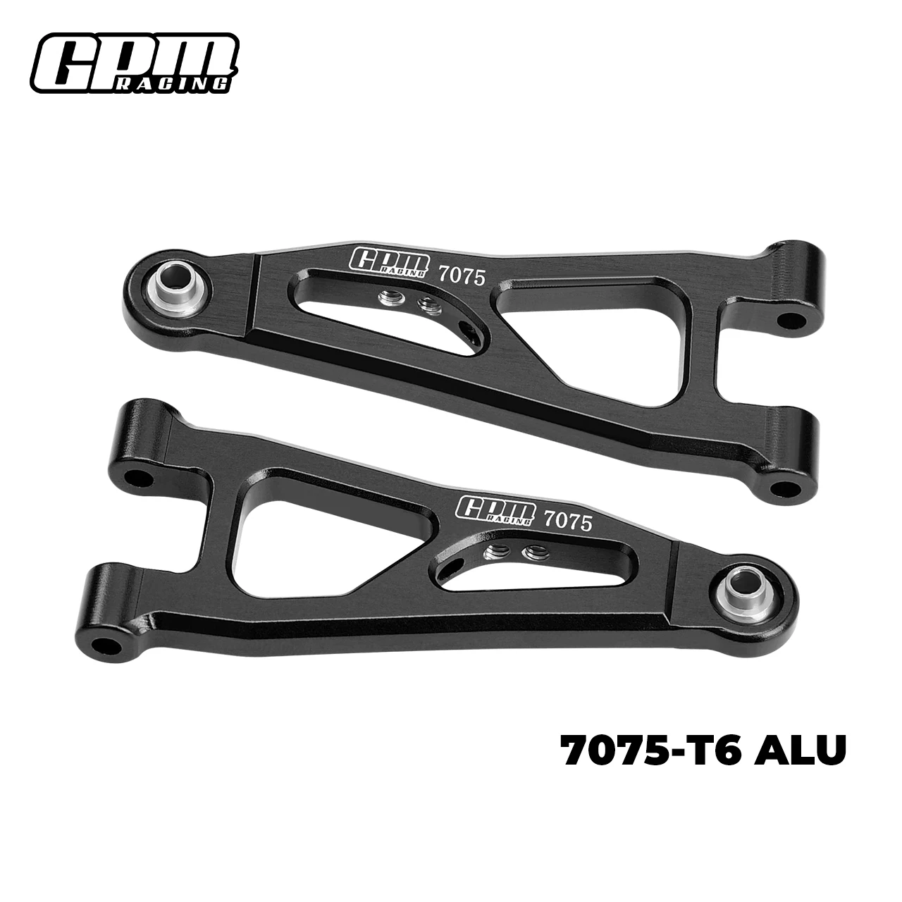 GPM Alloy 7075 voorste onderste draagarmen voor ARRMA 1/18 Granite Grom, 1/14 Typhon Grom, 1/16 Quake Grom.