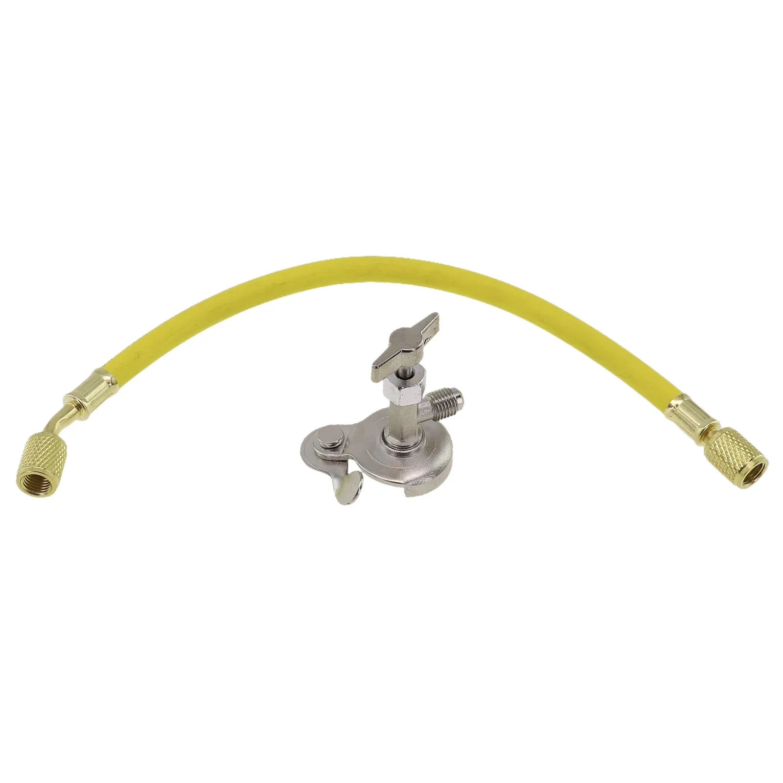 

1 Set 1/4" SAE Air Conditioner Tank Faucet Refrigeration Fill Hose Valve Kit For R12 R22 R134 For Refrigerantion Hoses