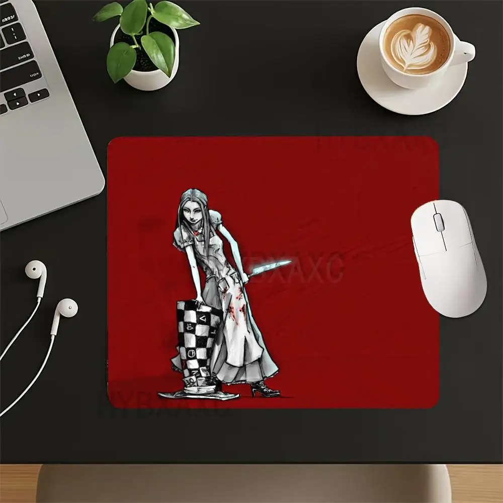 

HYBXAXC Small Mouse Pad Samurai Anime Girl Non Slip Mat Desktop Computer Keyboard Wireless Mouse Boy Girl Gift for CS DOTA