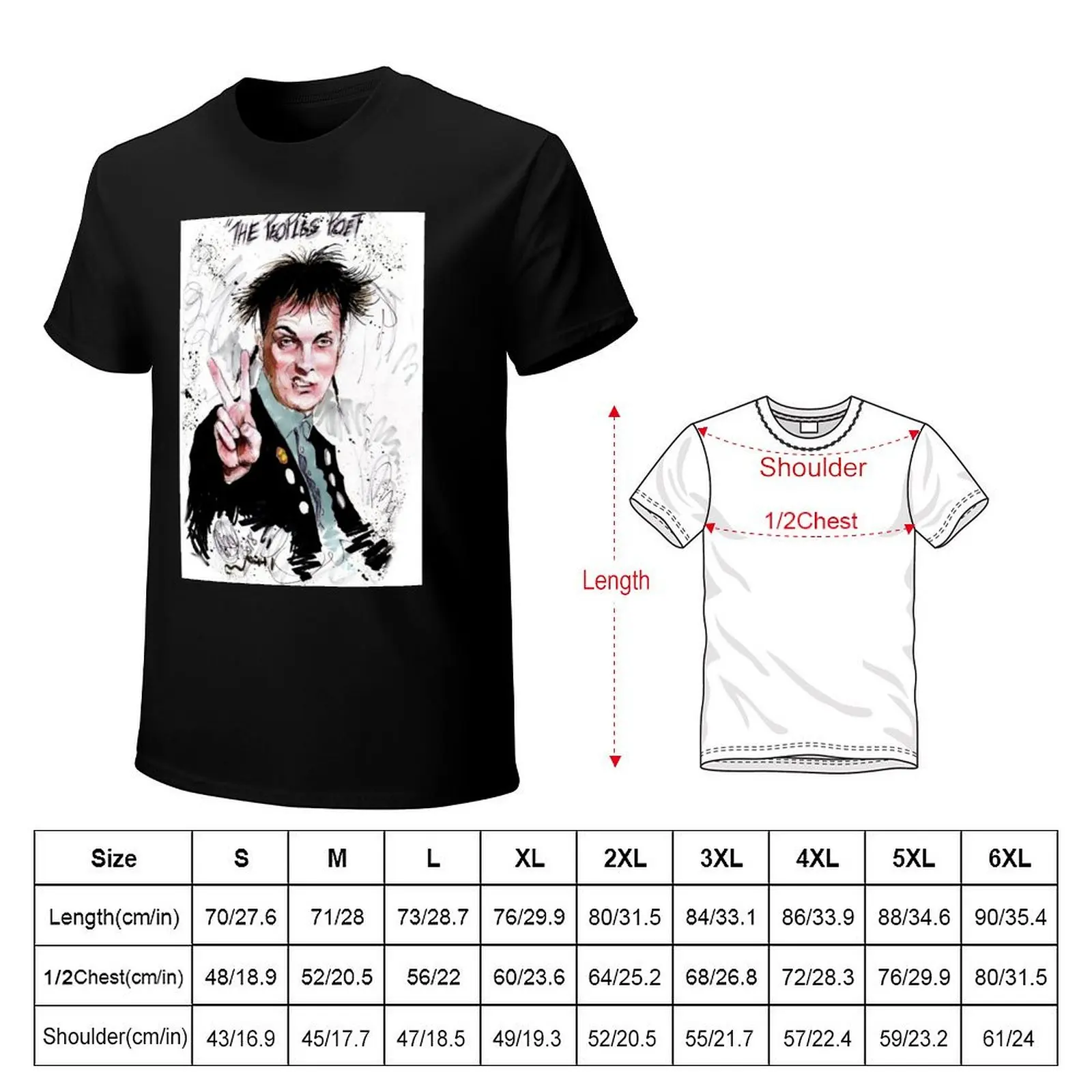 Rik Mayall T-Shirt Sports Casual Breathable Tee Shirt