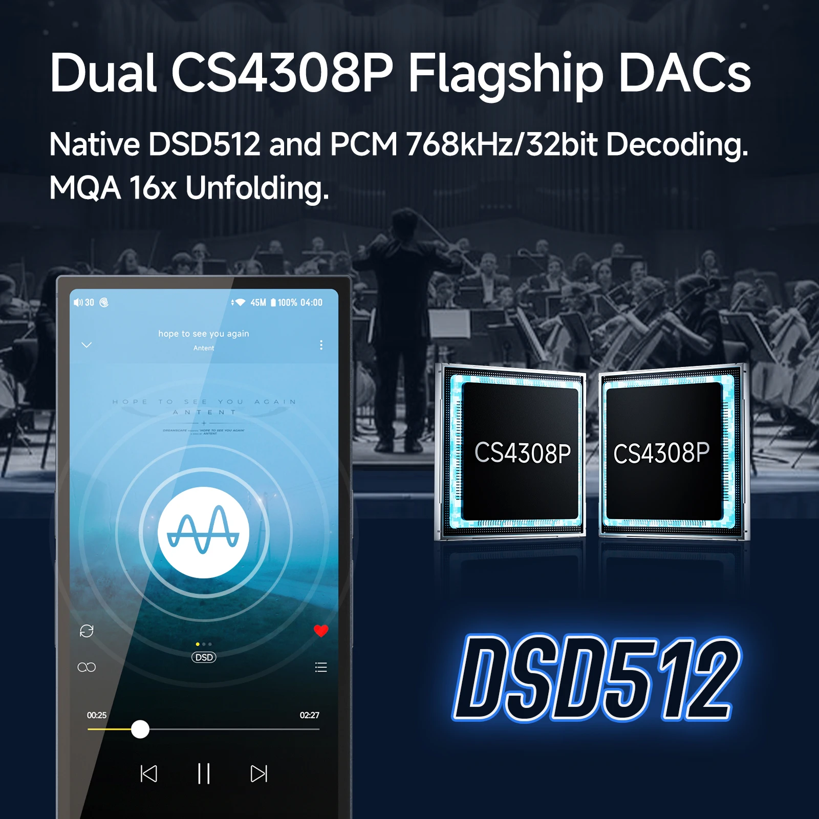 HiBy R6 Pro II 2025 Pemutar Musik Lossless Bluetooth dengan Layar 5.9' Audio HiFi USB DAC AMP CS4308P*2 Pemutar MP3 Portabel Kustom