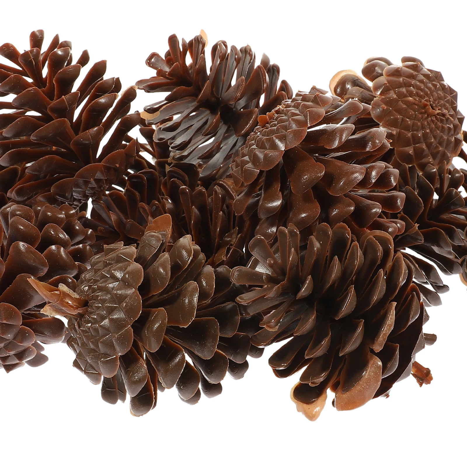 

30pcs Plastic Artificial Pine Cone Decoration 6cm Christmas DIY Crafts nament Home Party Wedding Fall Rustic Charm Table Bowl