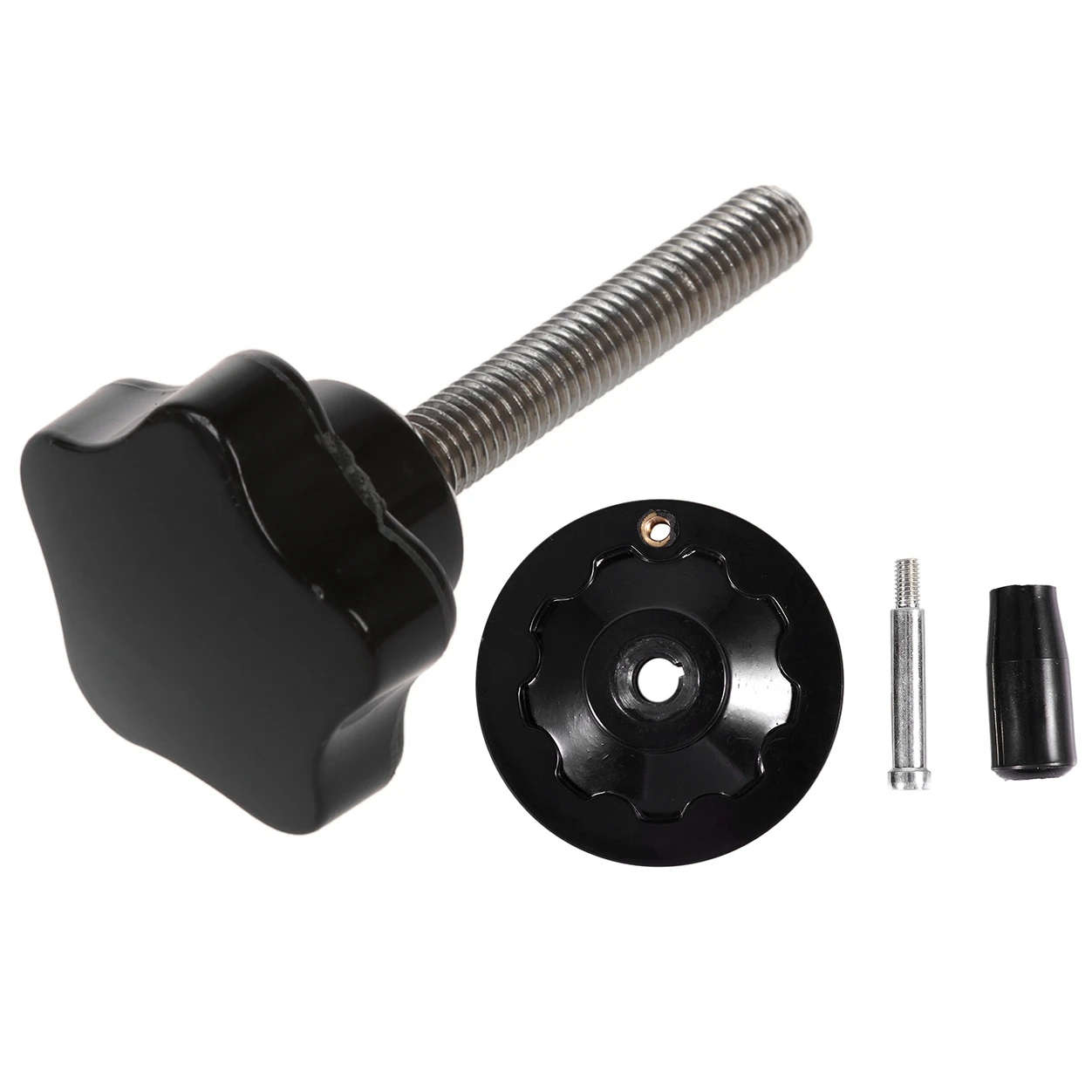 

ABPQ-M8 X 50Mm Thread Replacement Star Hand Knob Tightening Screw With Handwheel With Rotating Handle
