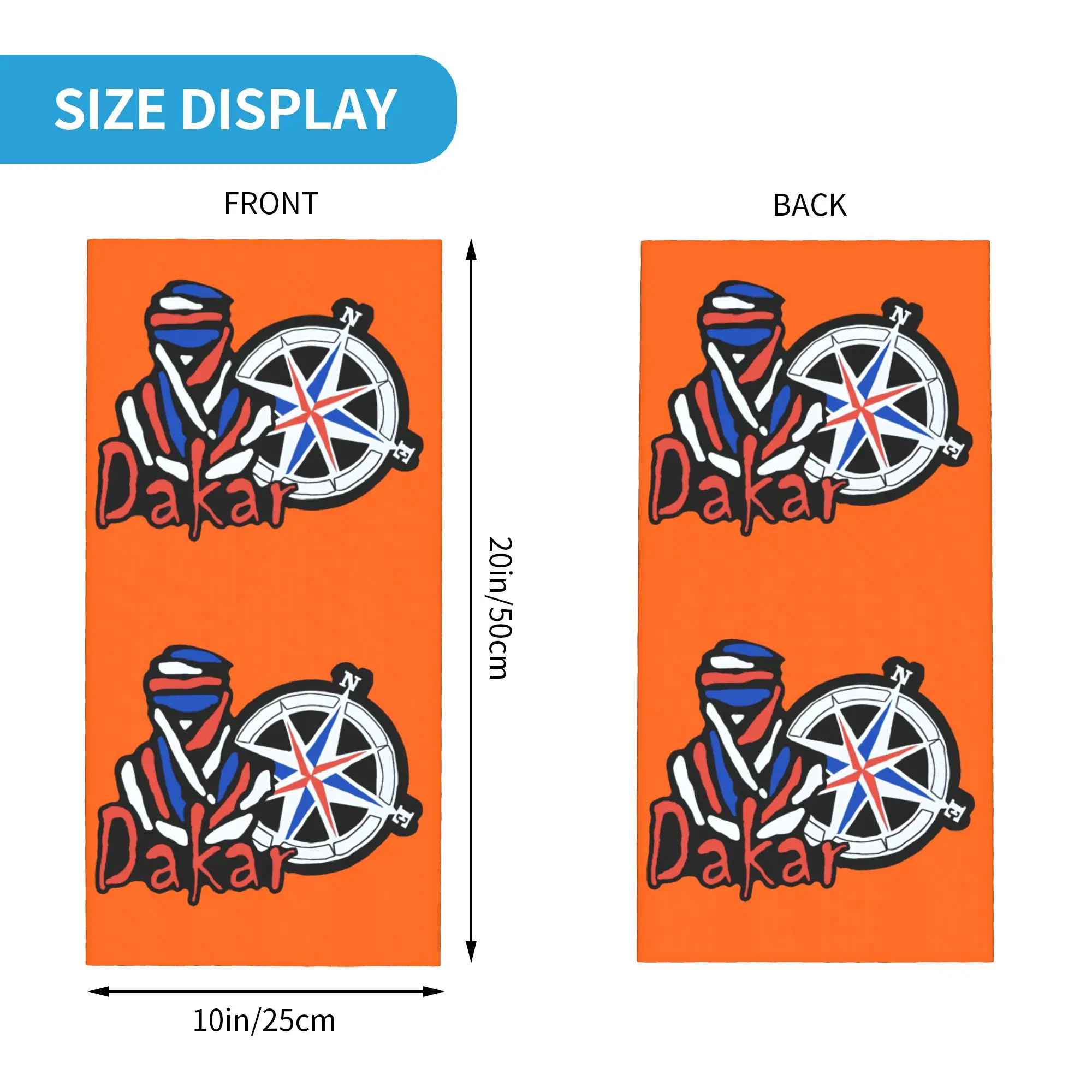 Custom Rally-D Car Race Hot Motor Bandana Neck Gaiter Windproof Face Scarf Cover Women Men  Headband Tube Balaclava