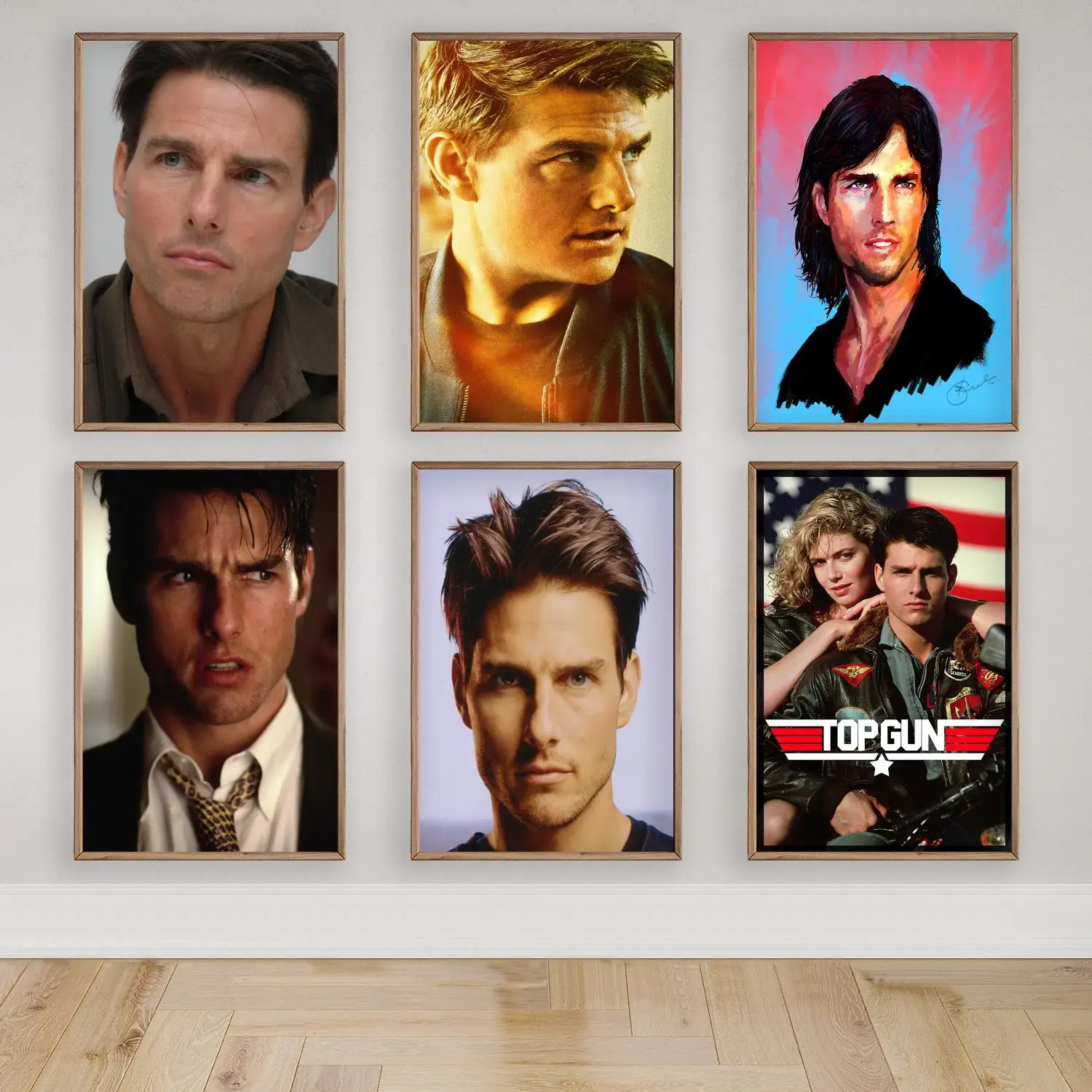 Tom Cruise Canvas Art Poster, Wall Art Picture Print, Modern Family Bedroom Decor Posters