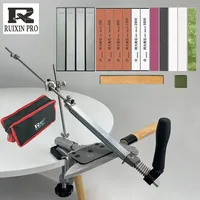 RUIXIN Fixed Angle Knife Sharpener Machine Metal Material Sharpener for Knives Whetstone Grind Stones Household Kitchen Tools