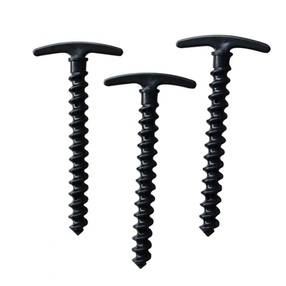 Ground Nail Spiral Ground Nail High Strength Garden Edging Nails 10pcs Spiral Design Anchoring Spikes for Easy Installation