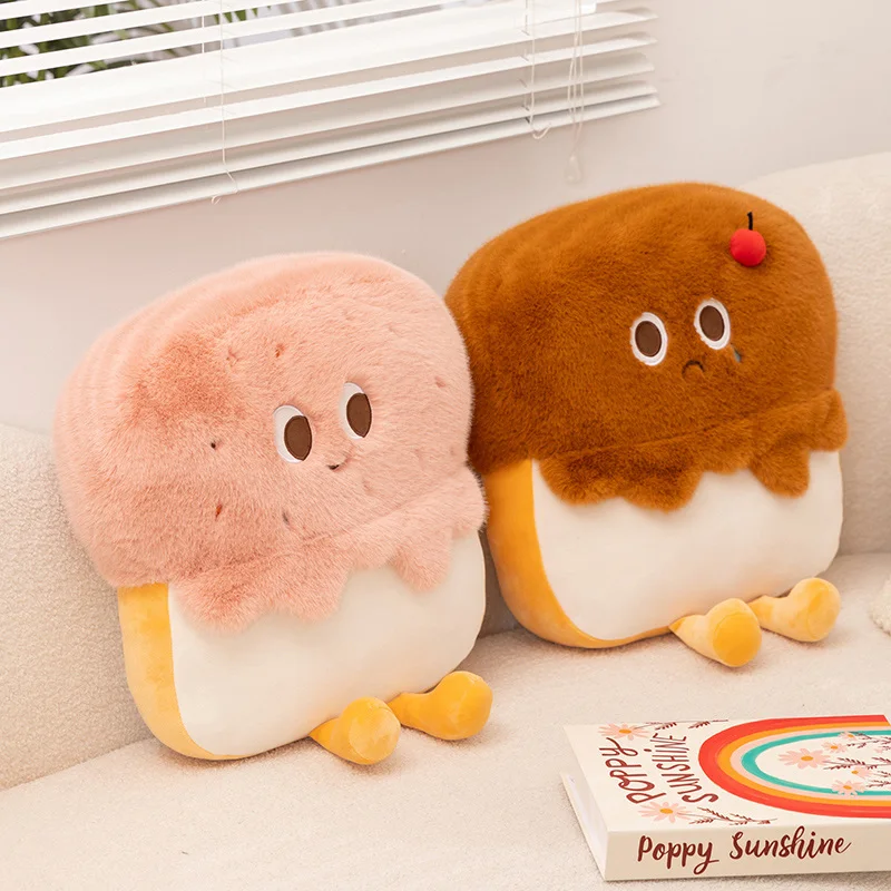 

Plush cake Pillow Cute Simulation Food stuffed Soft Doll Hand Warmer Pillow Cushion Home Decor Kids Toys Birthday Gift ﻿