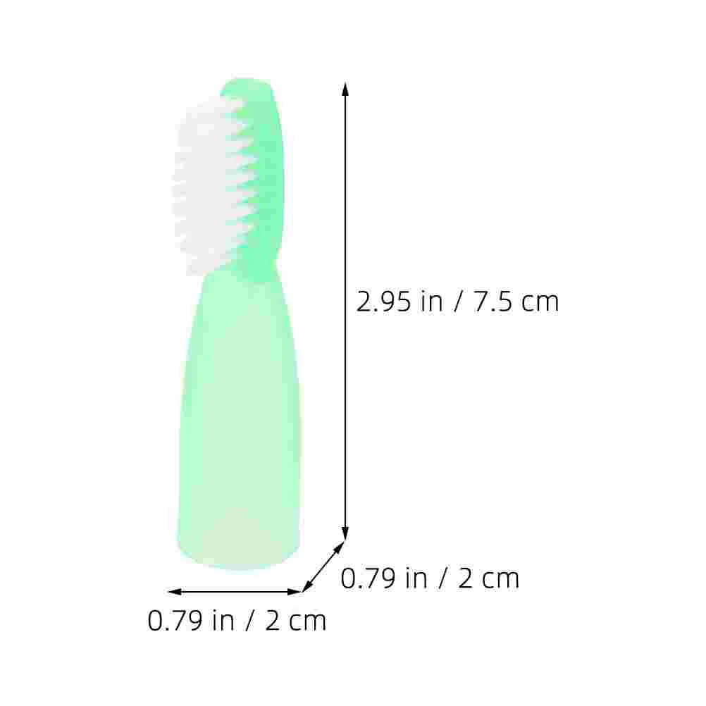 20 Pcs Prison Toothbrush Toothbrushes Finger Small Portable Cleaning Plastic Mini Travel