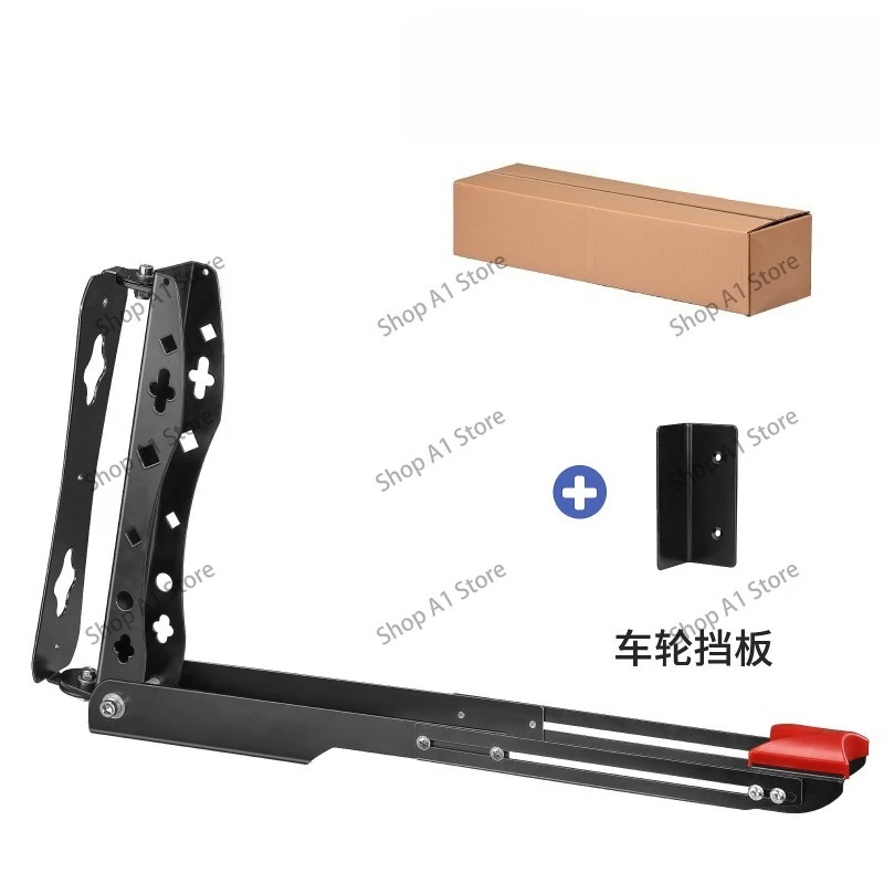 Bicycle Foldable Wall Parking Rack Road Bike Thickened Adjustable Wall Hanger Indoor Display Rack
