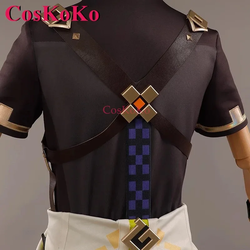 CosKoKo Kinich تأثيري لعبة Genshin تأثير زي مجموعة كاملة وسيم الزي الرسمي هالوين حفلة لعب الأدوار الملابس S-XXL جديد