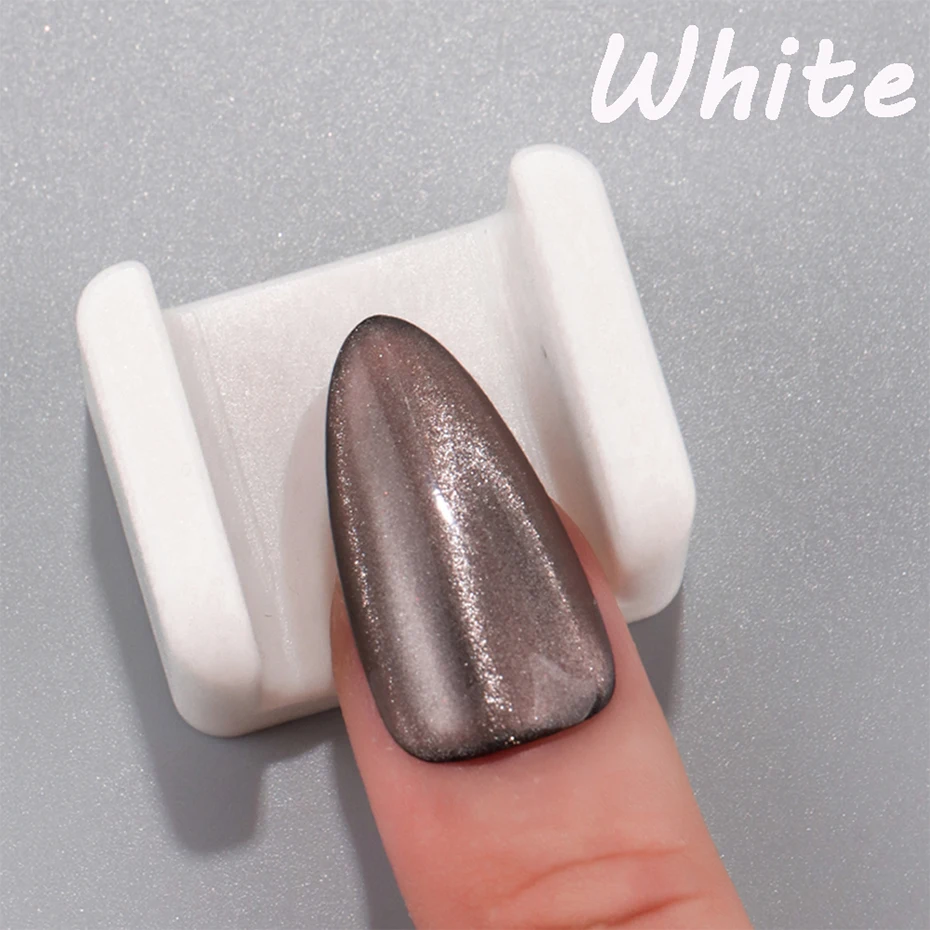 1 قطعة 5D عين القط واسعة الجانب ضوء المغناطيس الأبيض الوردي مسمار المغناطيسي عصا الفرنسية واسعة عين القط أدوات سهلة التشغيل أدوات مانيكير #4