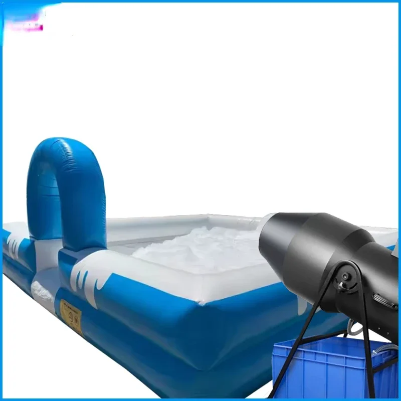 Piscina inflable para fiestas, máquina de espuma para fiestas en la piscina