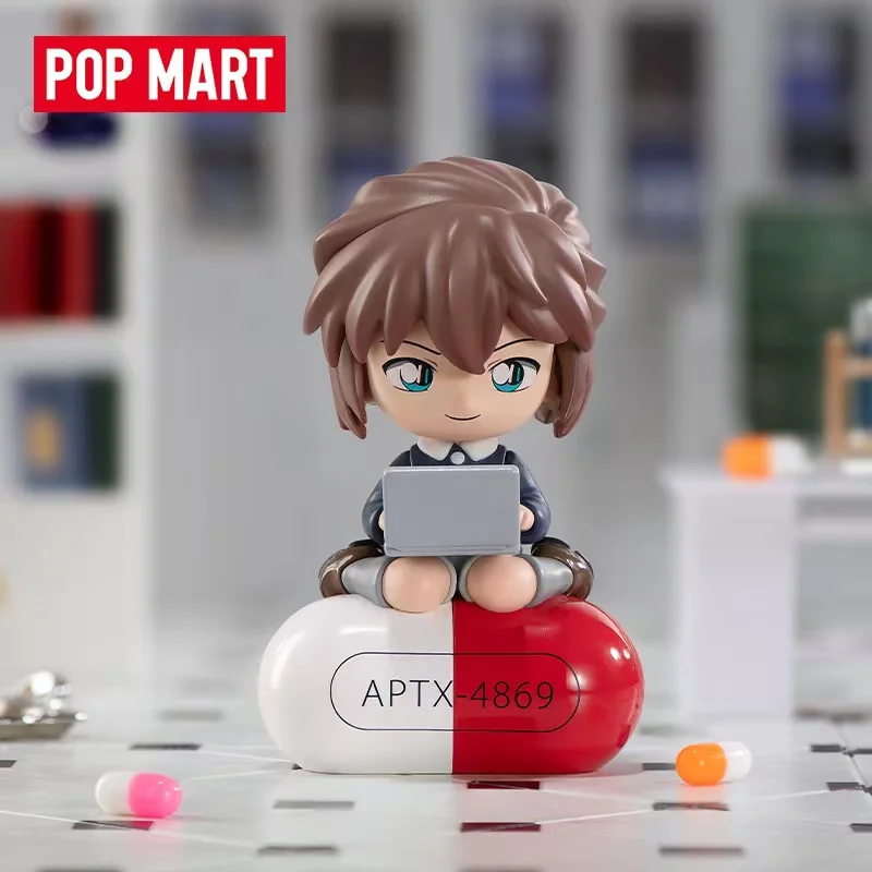 POP MART Famous Detective Conan Classic Character Series Blind Box Surprise Box Original Action Figure Cartoon Model Mystery Box