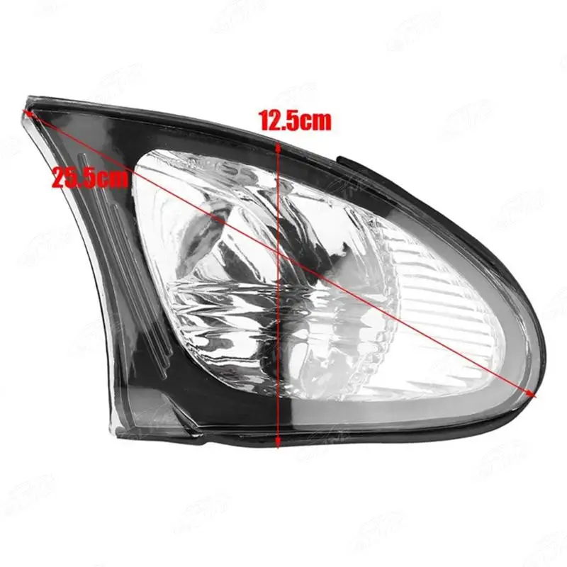 ضوء المؤشر الأمامي للسيارة ضوء زاوية إشارة العدسة الشفافة مناسب لسيارات BMW 3 Series E46 02-05