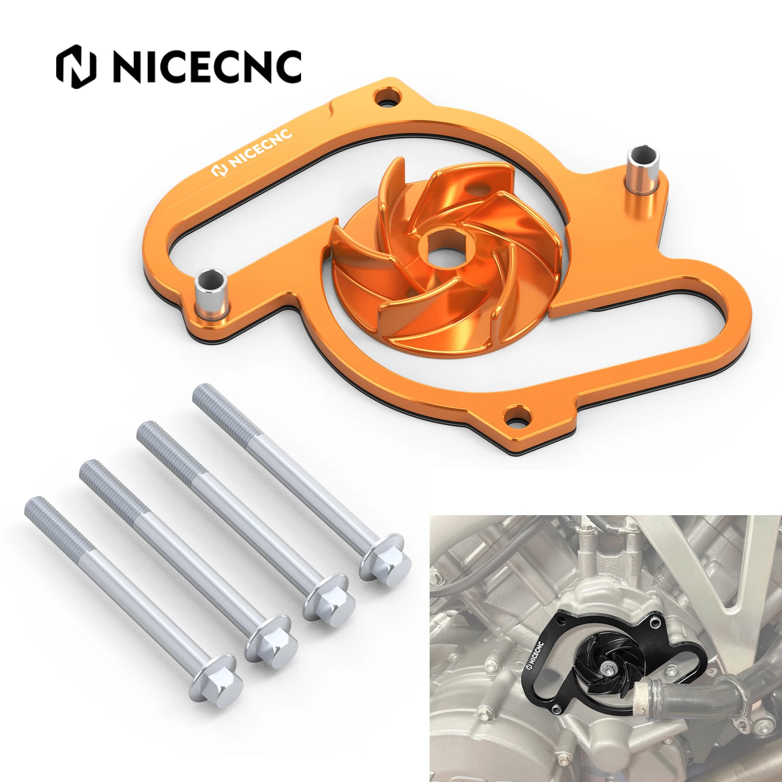 Kit de pompe à eau surdimensionné pour KTM 990 LC8 Adventure, pour KTM 990 SMR SMT 990 Adventure R S Baja 990 Super Duke/R 990 Supermoto T