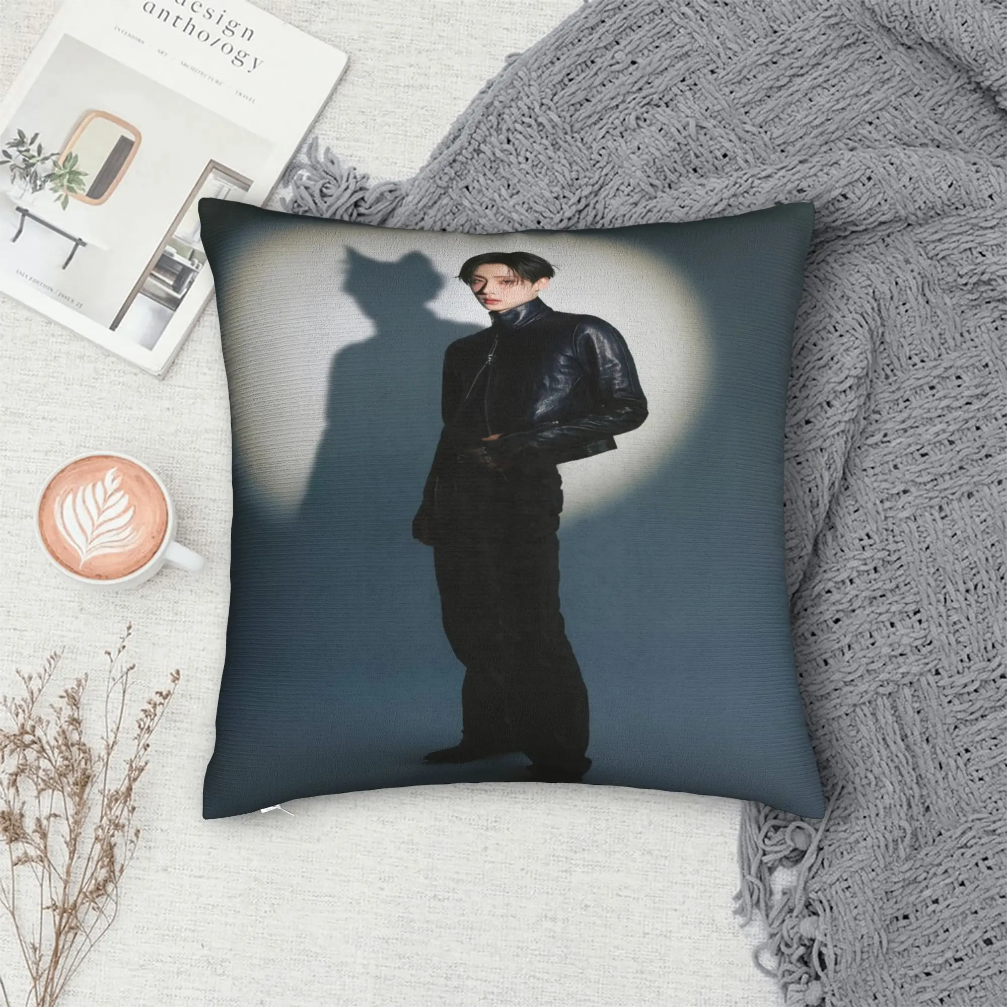 Ald1 Members Pillow Cover  Print Cushion Cover Kawaii Pillow Case For Couch Sofa Bedroom