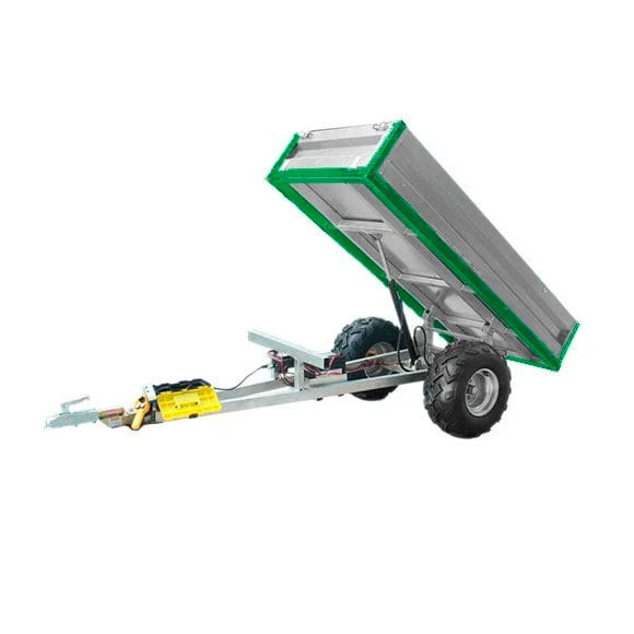 

High Quality Farm Tractor Draw Bar Tipper/Dump Trailer with Motor Fully Enclosed for Sale