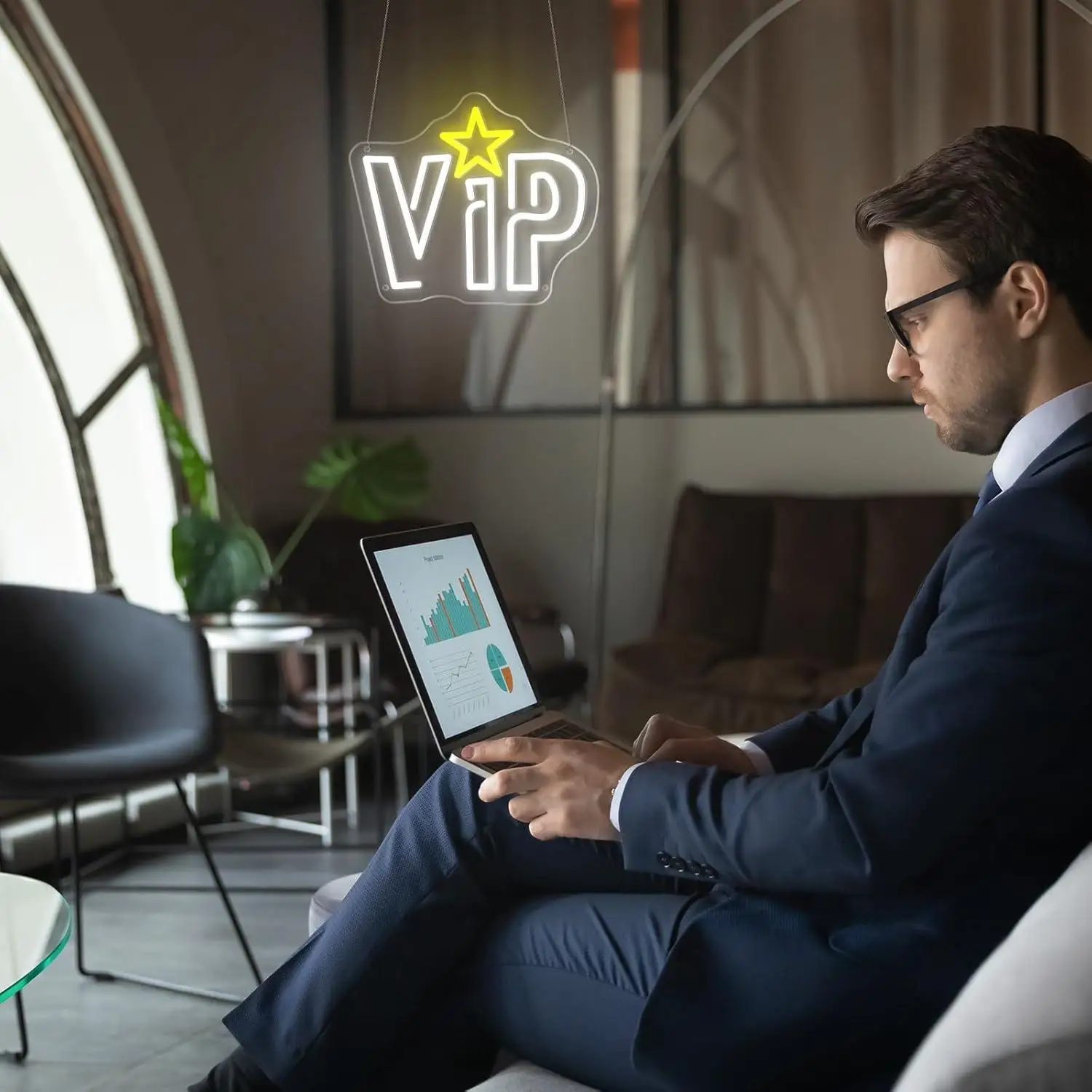 VIP Neon Signs USB Dimmab LED Lights for Lounge Bar Hotel Cafe Bar Billiard Room Gaming Room Decoration Business Bar Signs Gifts