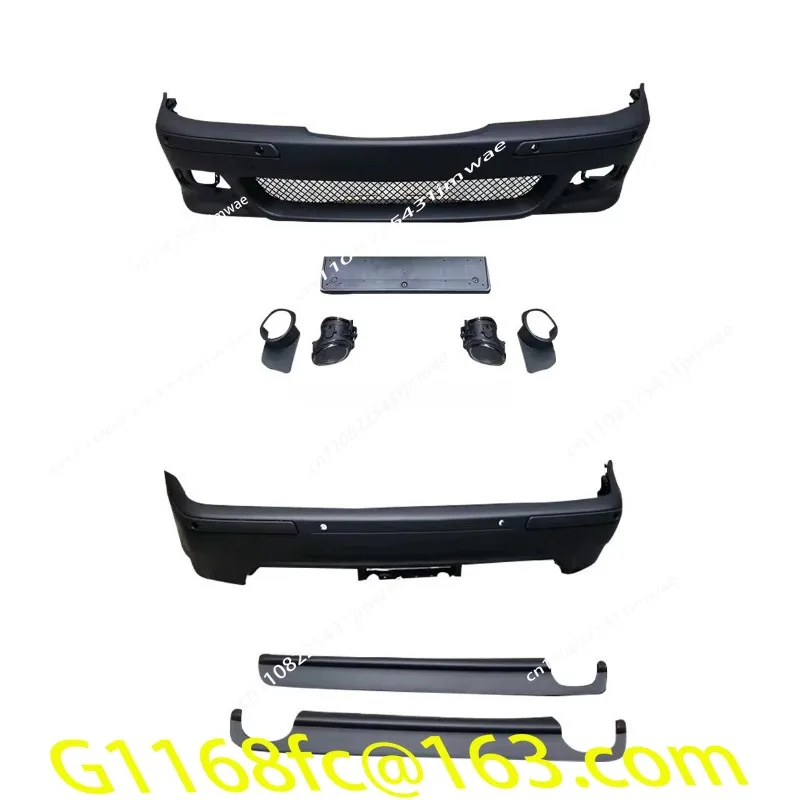 High quality 5 series E39 520i 1996-2002 car bumper M5 style front and rear price