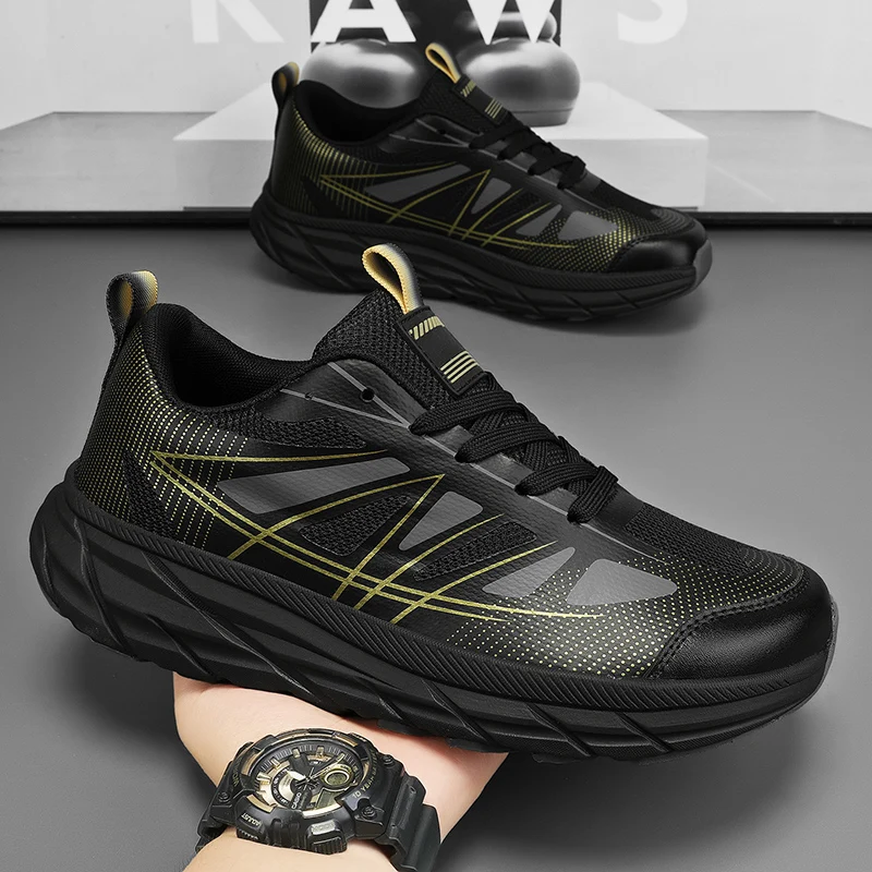 

Couple sports single shoes, thick soled non slip casual shoes, lightweight and comfortable outdoor sports plus size running shoe