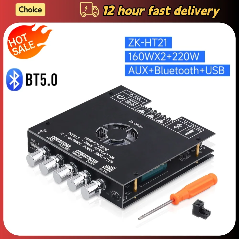 ZK-HT21 Модуль платы цифрового усилителя мощности DC15-36V TDA7498E Модуль стереоусилителя мощности Вход AUX/USB Bluetooth-совместимый ZK-HT21 Модуль платы цифрового усилителя мощности DC15-36V TDA7498E Модуль стереоусилителя мощности Вход AUX/USB Bluetooth-совместимый