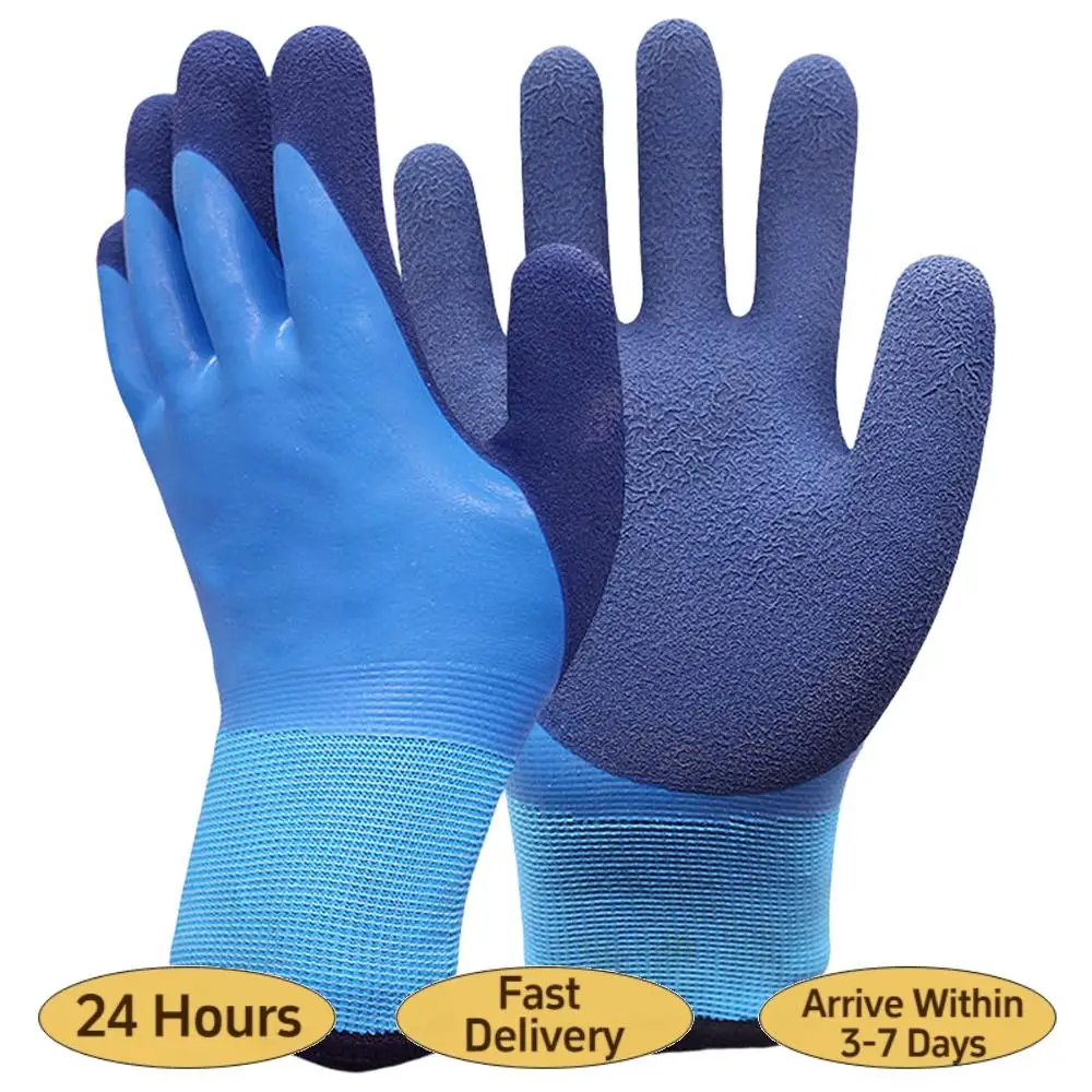 

Морозостойкие перчатки с полными пальцами, нескользящие, ветрозащитные, износостойкие, зимние, с резиновой подкладкой, для строительных работ