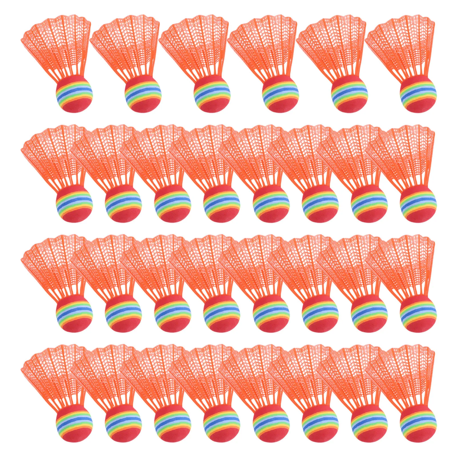 

Badminton Practice Balls Nylon Badminton Balls About 20g Badminton Accessory Multicolor Badminton Balls For Beginners