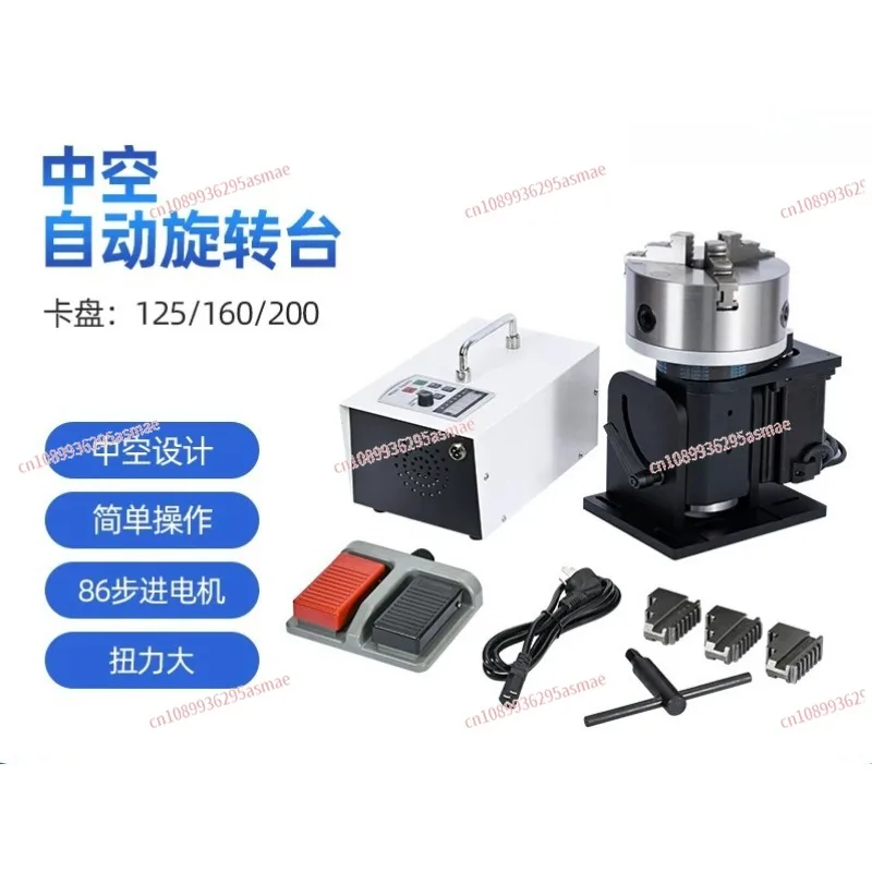 

Electric Precision Rotary Axis Positioner for Laser Welding Argon Arc Welding Marking CNC Circular Seam Welding Rotary Table