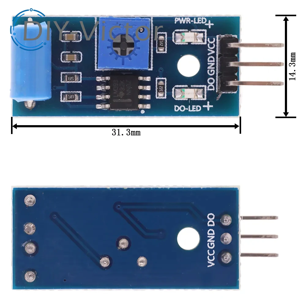 SW-420 Normally Closed Vibration Sensor Module for Alarm System Smart Vehicle Robot Helicopter Airplane Aeroplane Boart Car