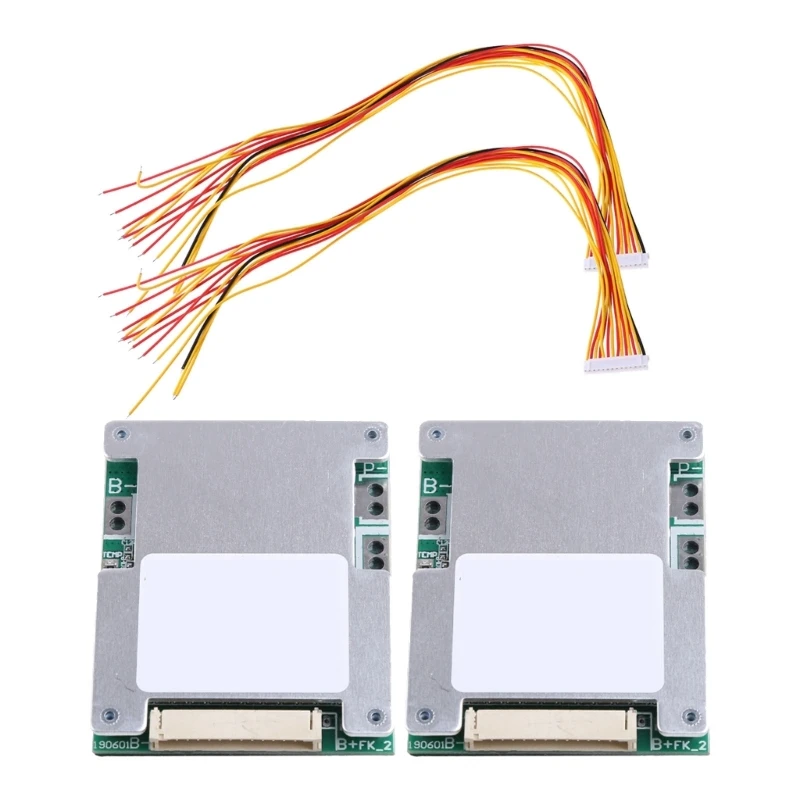 

Металлическая 13-струнная плата управления батареями, усовершенствованная схема безопасности, защита литиевых батарей для 60А,