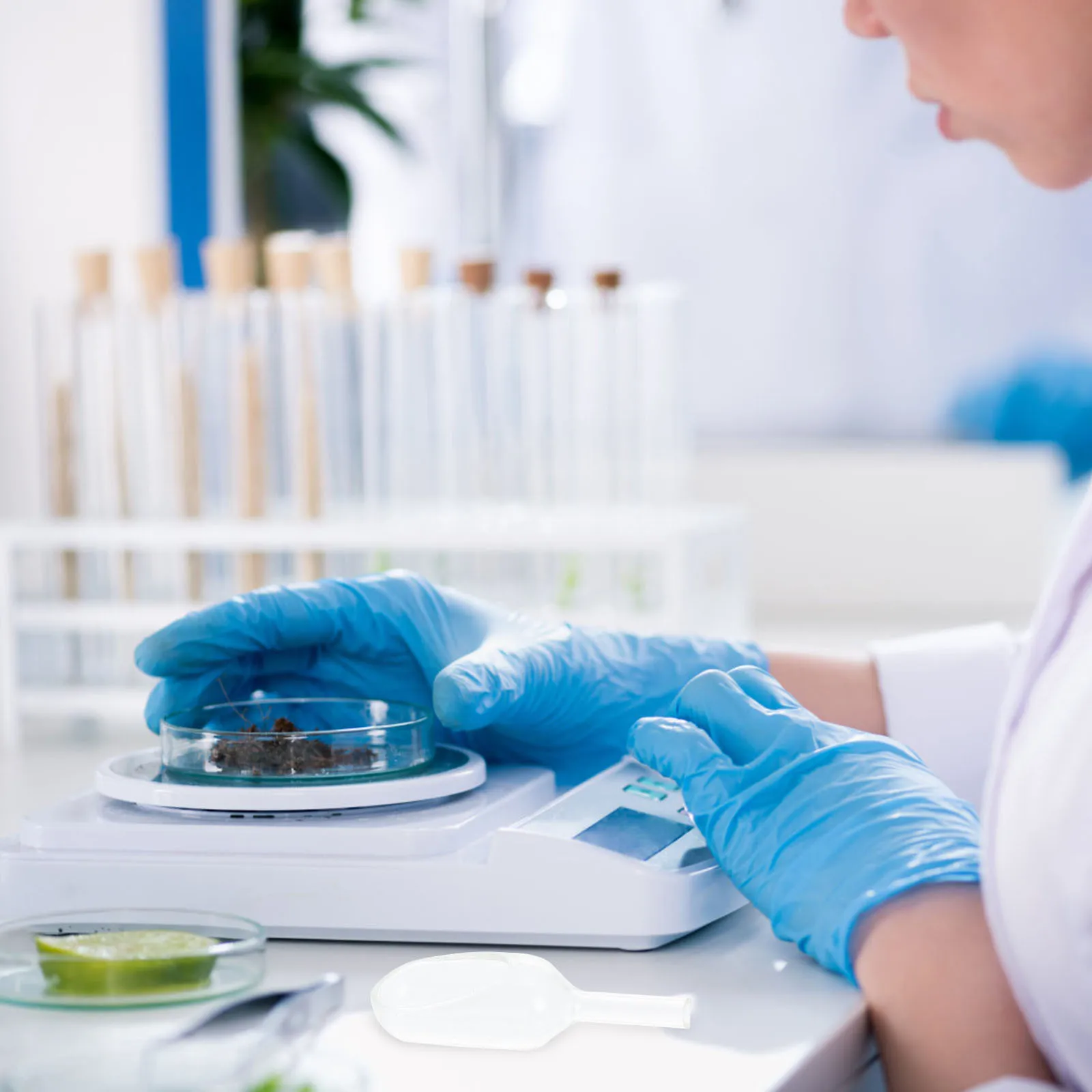 

Laboratory Glass Weighing Instrument Durable Multi Functional Scoop Equipment for Experimental Samples Weighing Scoop